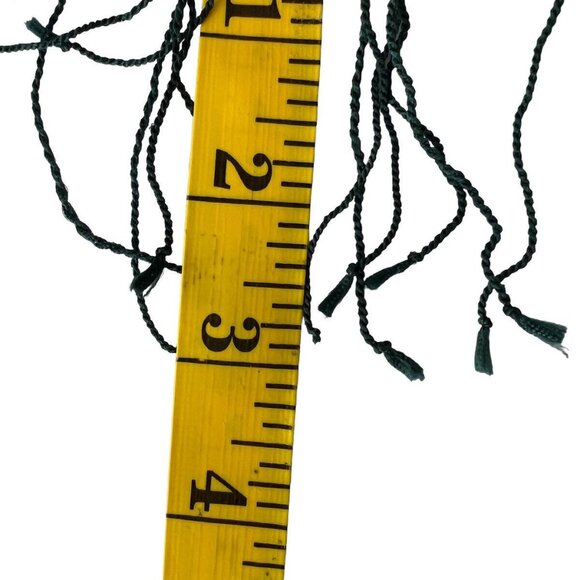 Womens Silk Scarf Ombre Soft Blue to Greens Wrap  88” Long Fringed - Picture 10 of 10